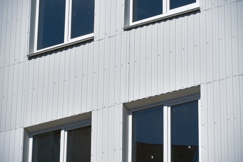 Commercial Building Siding Work